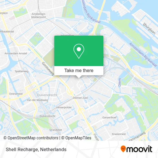 Shell Recharge map