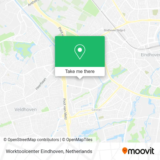 Worktoolcenter Eindhoven map
