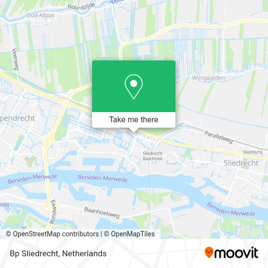 Bp Sliedrecht map