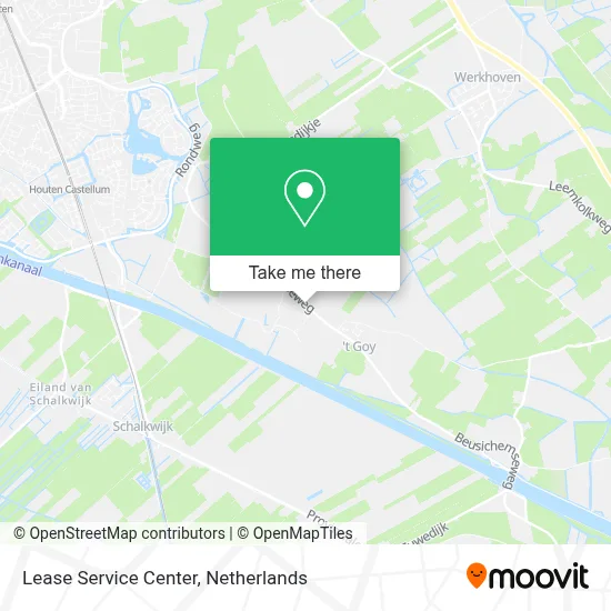 Lease Service Center map
