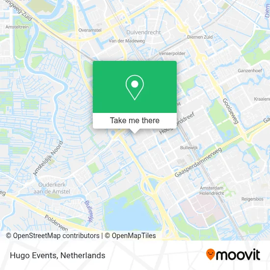 Hugo Events map