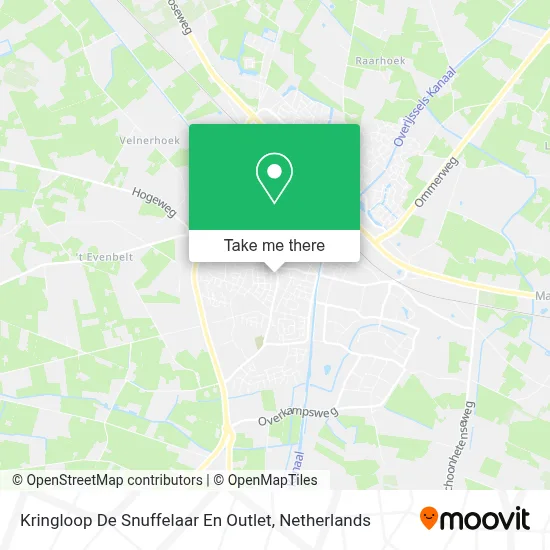 Kringloop De Snuffelaar En Outlet map