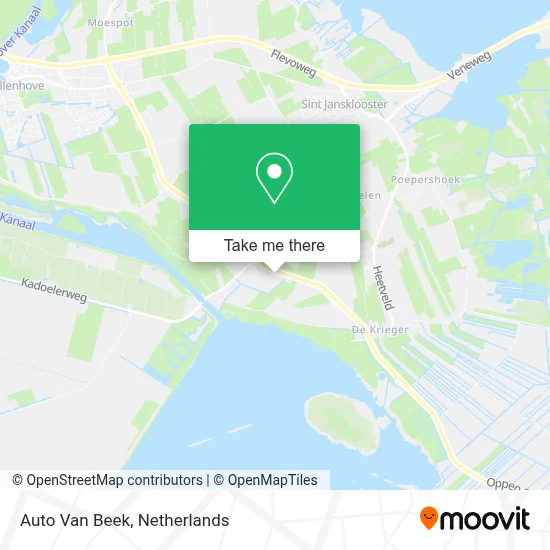 Auto Van Beek Karte