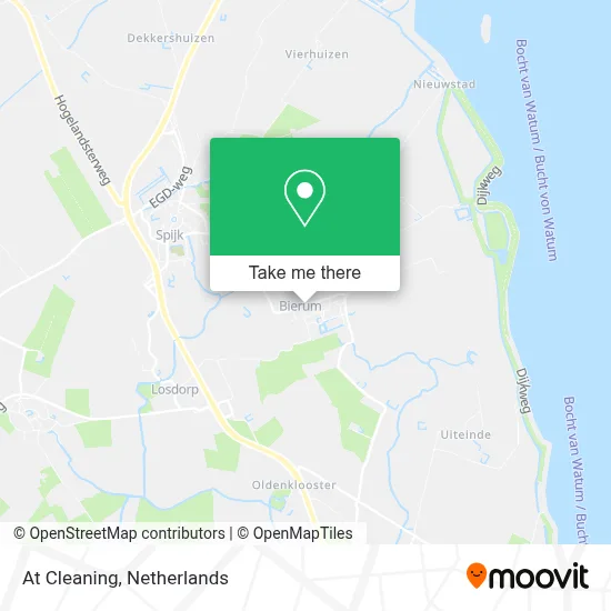 At Cleaning map