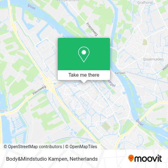 Body&Mindstudio Kampen map