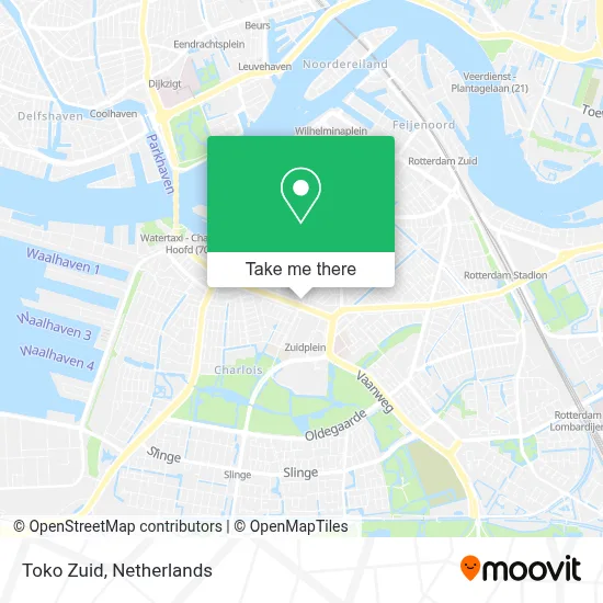 Toko Zuid map