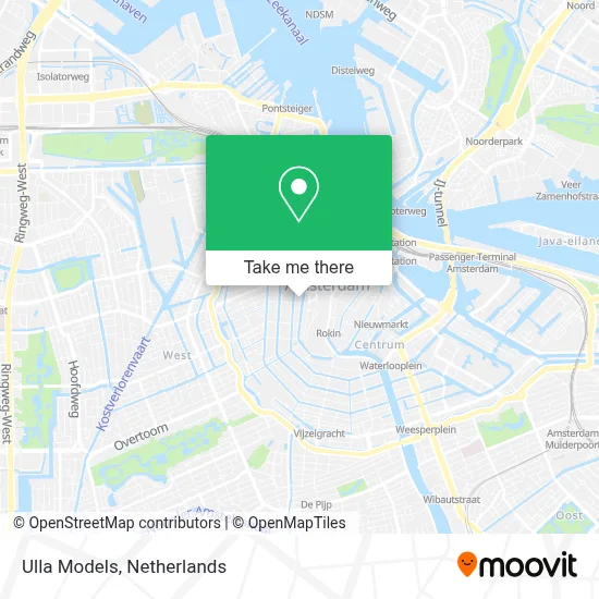 Ulla Models map
