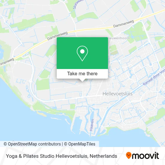 Yoga & Pilates Studio Hellevoetsluis map