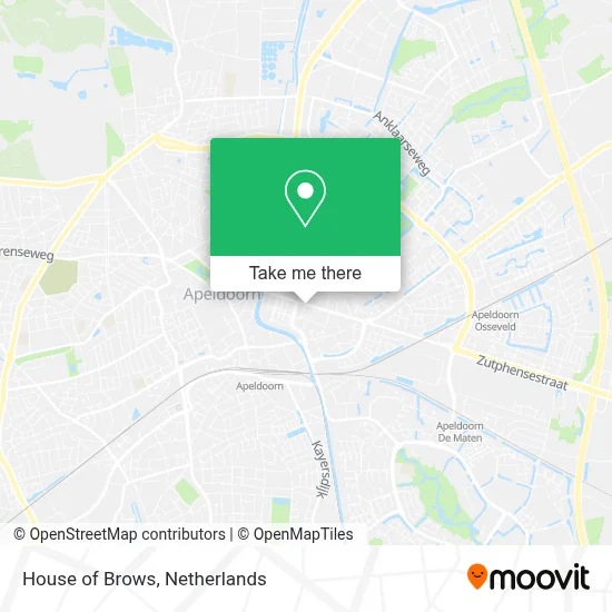 House Of Brows map