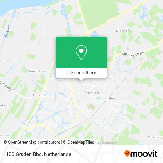 180 Graden Bbq map