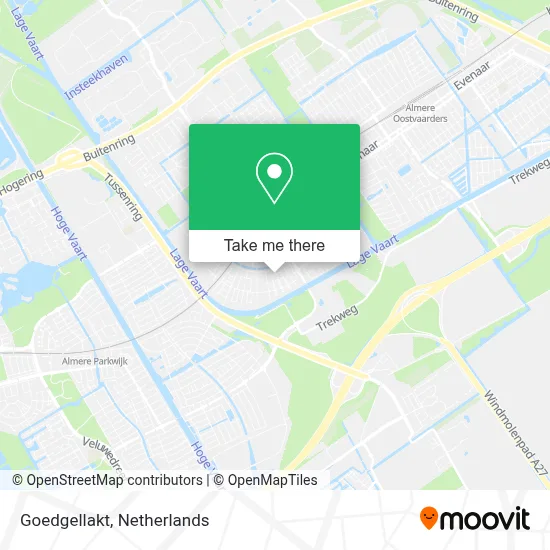 Goedgellakt map