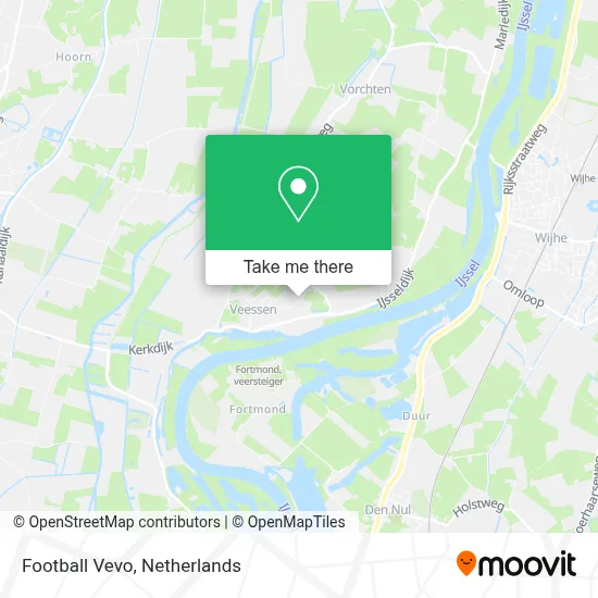 Football Vevo map