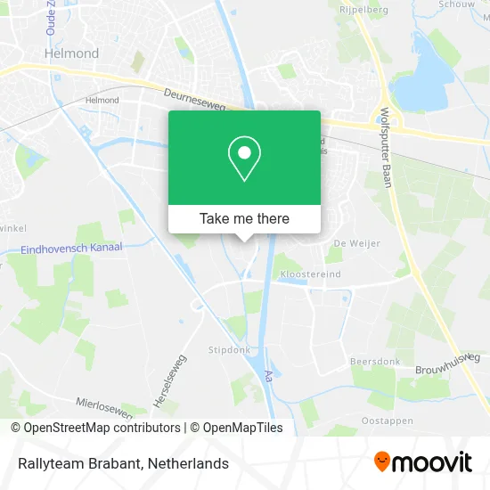 Rallyteam Brabant map