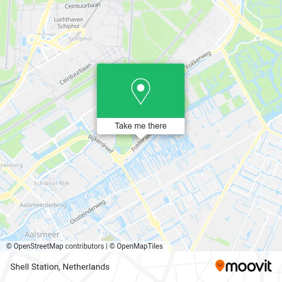 Shell Station map