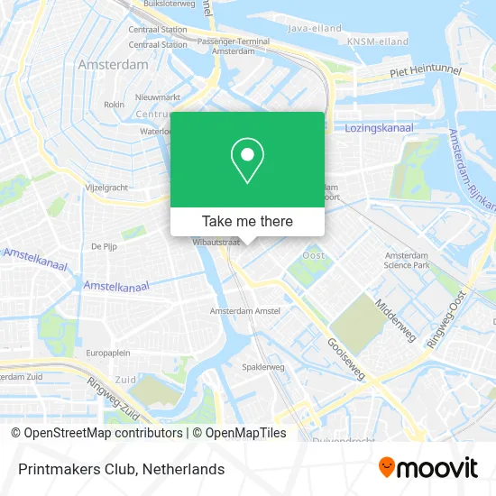 Printmakers Club map