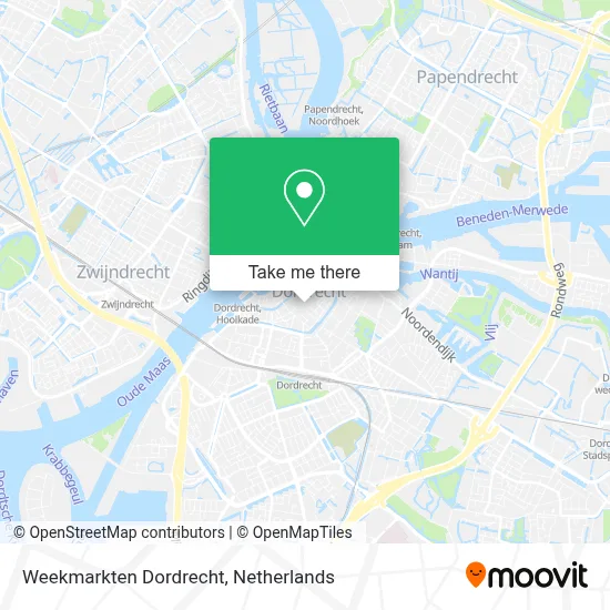 Weekmarkten Dordrecht map