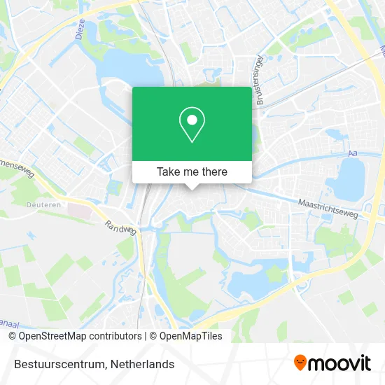 Bestuurscentrum map
