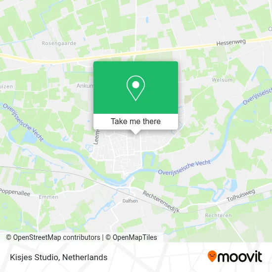 Kisjes Studio map