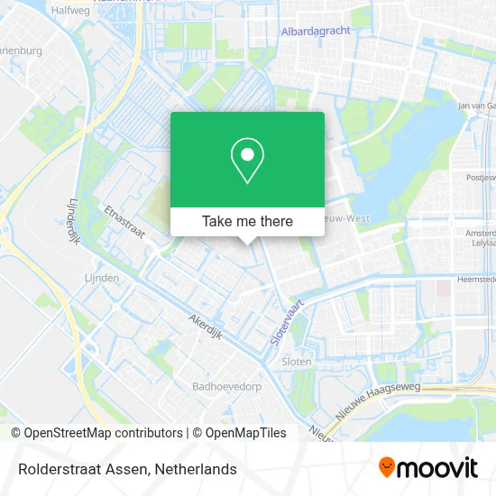 Rolderstraat Assen map
