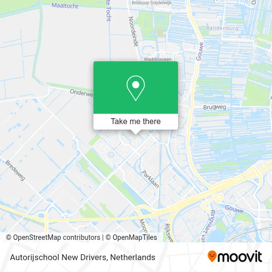 Autorijschool New Drivers map