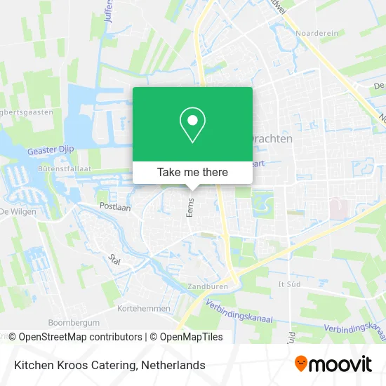 Kitchen Kroos Catering map