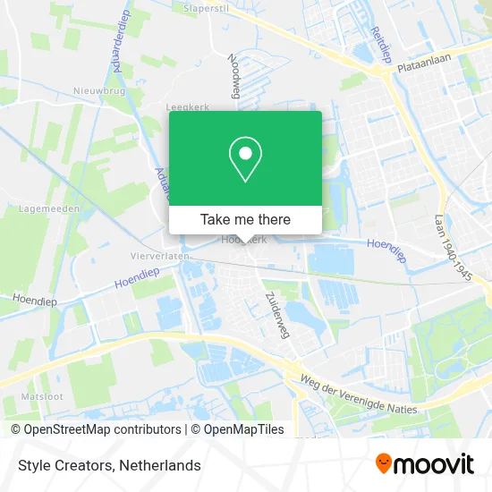 Style Creators map