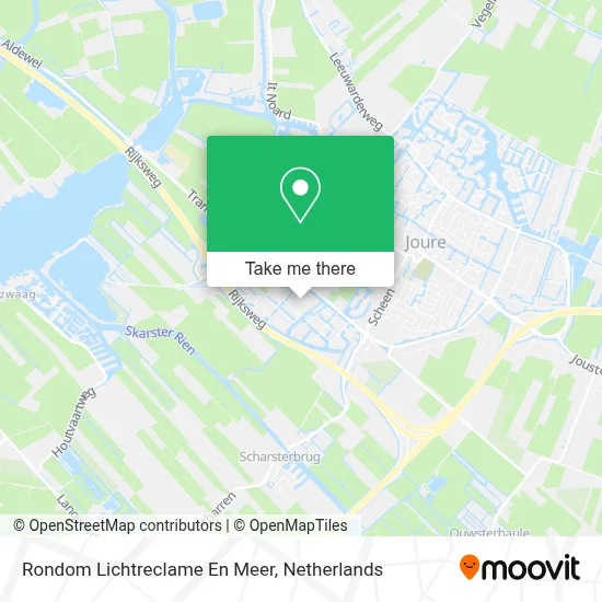 Rondom Lichtreclame En Meer map