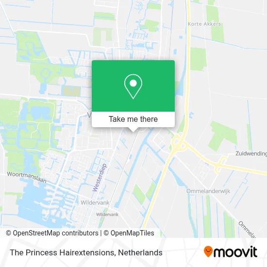 The Princess Hairextensions map
