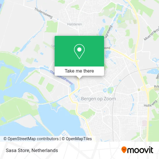 Sasa Store map