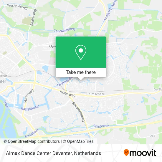 Almax Dance Center Deventer map