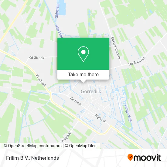 Frilim B.V. map