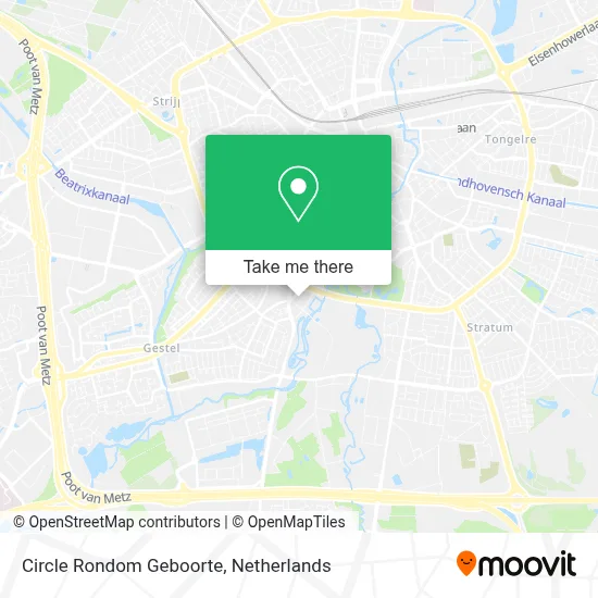 Circle Rondom Geboorte Karte