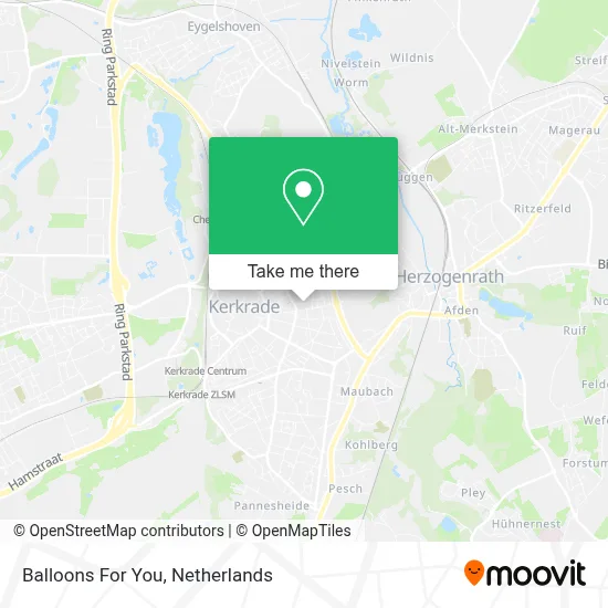 Balloons For You map