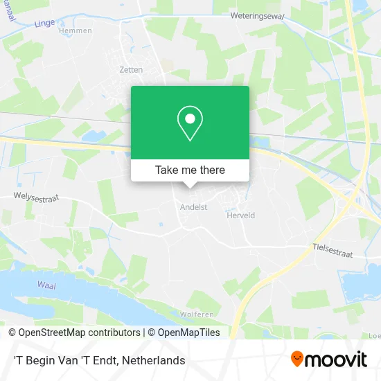 'T Begin Van 'T Endt map