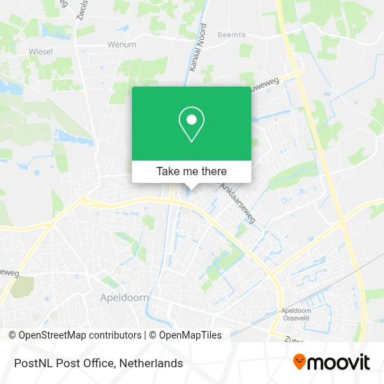 Postnl Postkantoor map