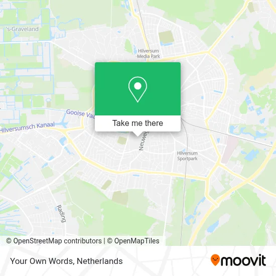 Your Own Words map