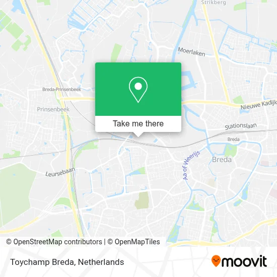 Toychamp Breda map