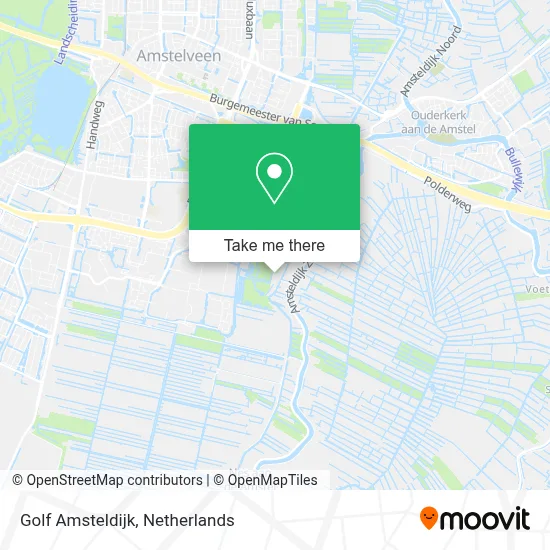 Golf Amsteldijk map