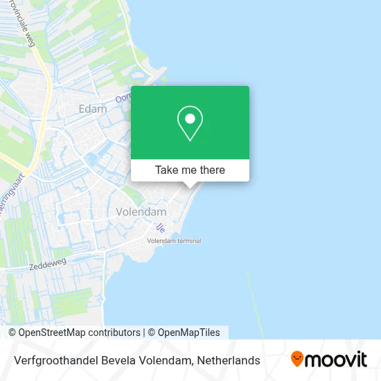 Verfgroothandel Bevela Volendam map