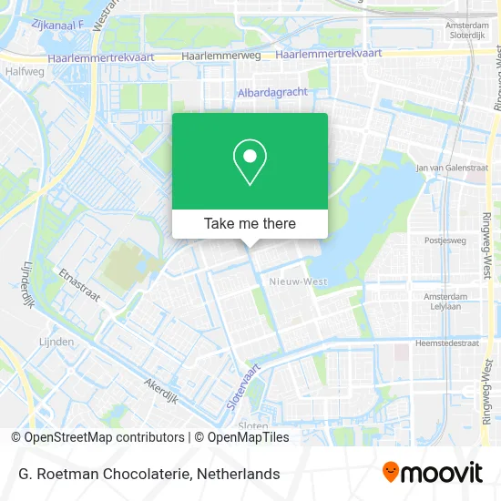 G. Roetman Chocolaterie map
