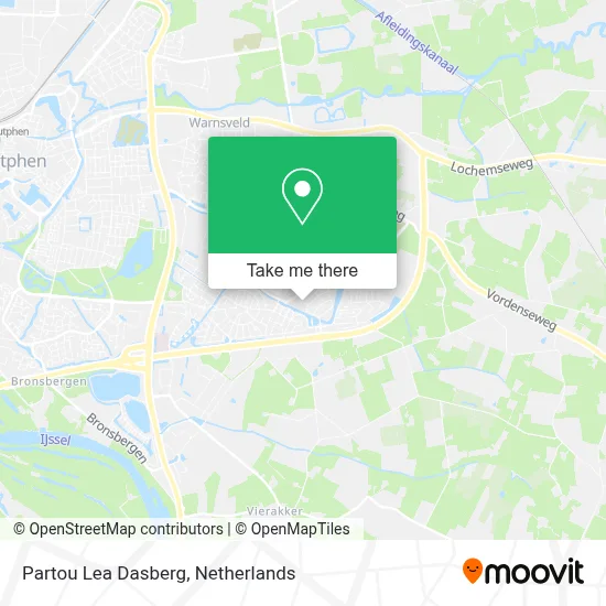 Partou Lea Dasberg map