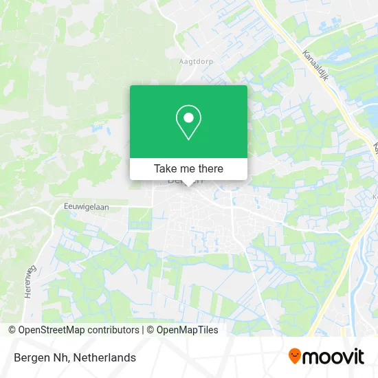 Bergen Nh map