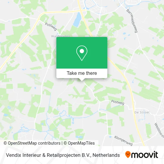 Vendix Interieur & Retailprojecten B.V. map