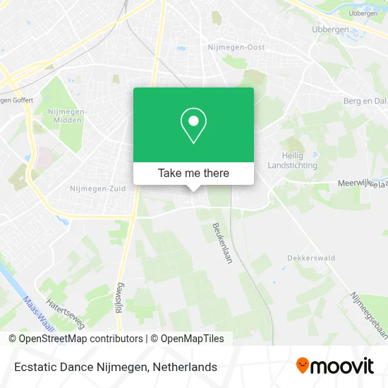 Ecstatic Dance Nijmegen map