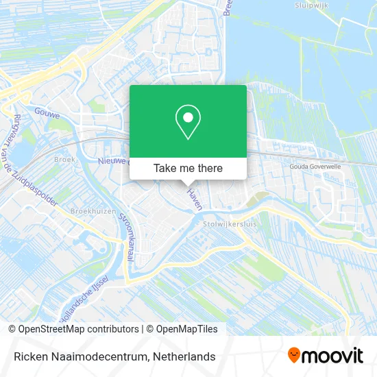 Ricken Naaimodecentrum map