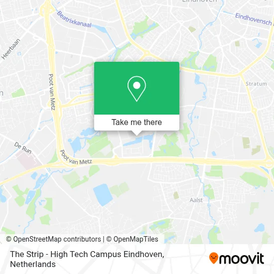 The Strip - High Tech Campus Eindhoven map