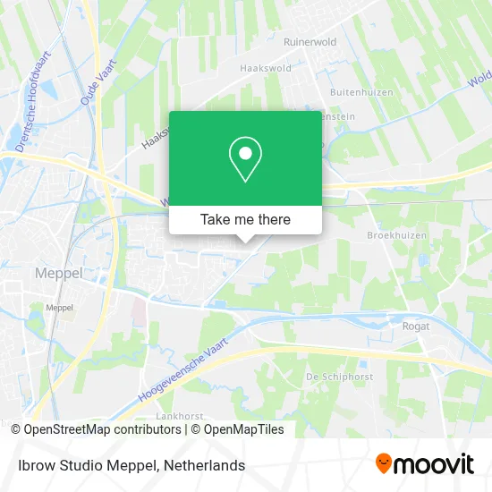 Ibrow Studio Meppel map