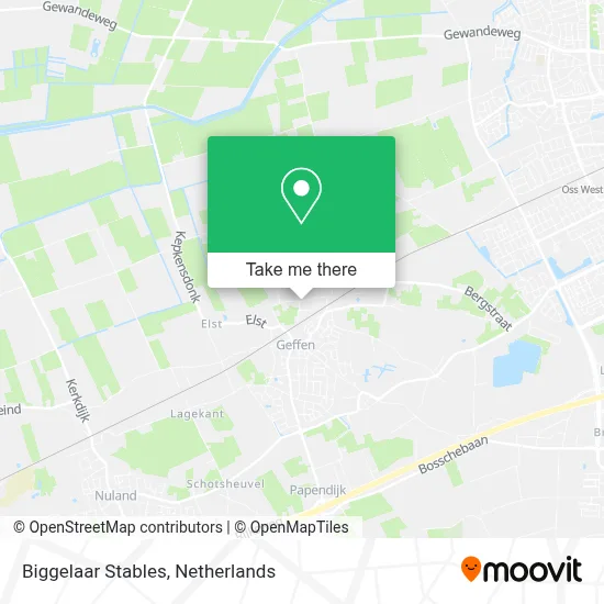 Biggelaar Stables map