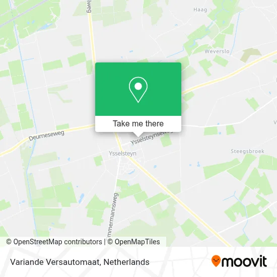 Variande Versautomaat map