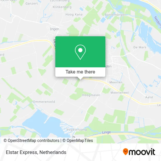 Elstar Express map